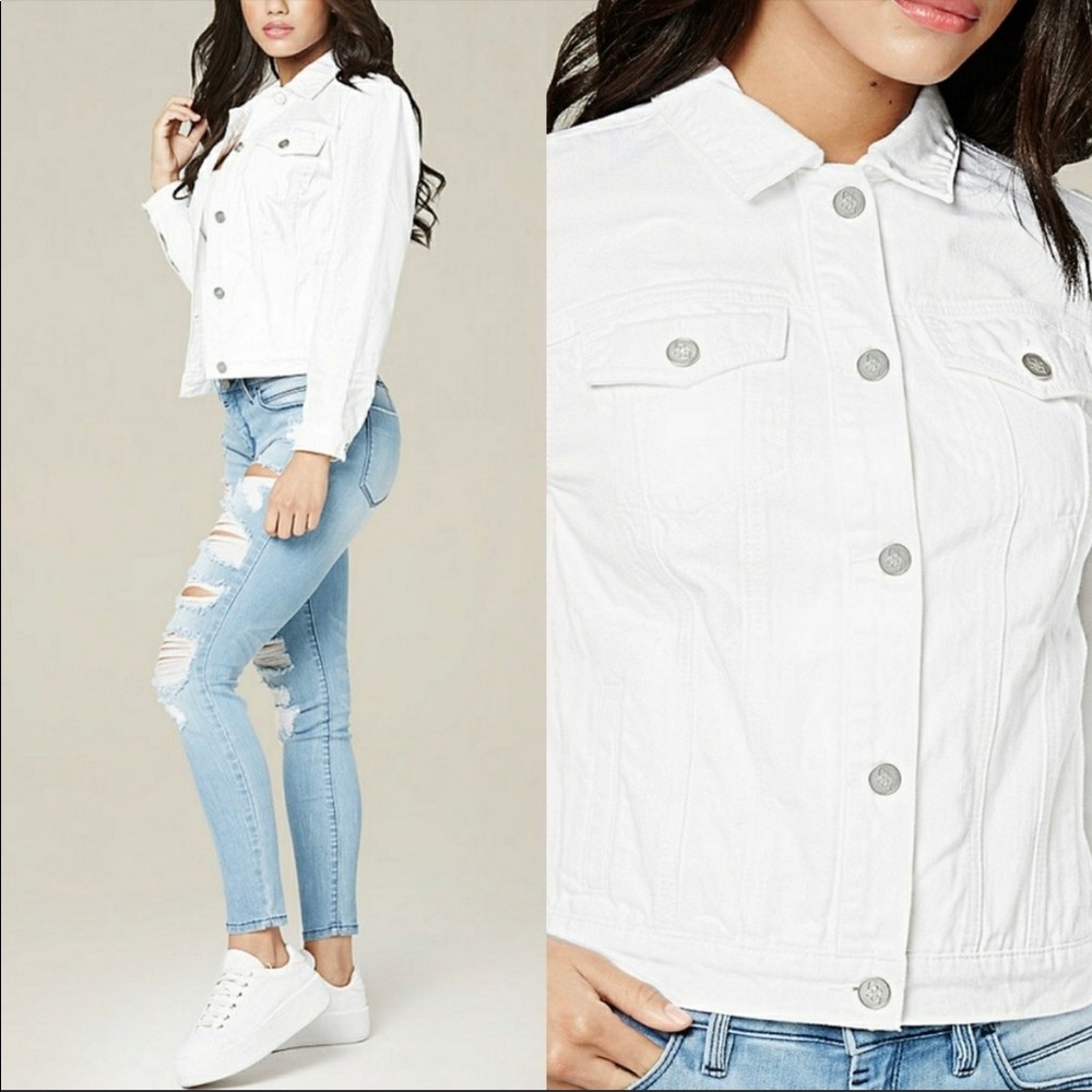 Bebe white Jacket XS/S